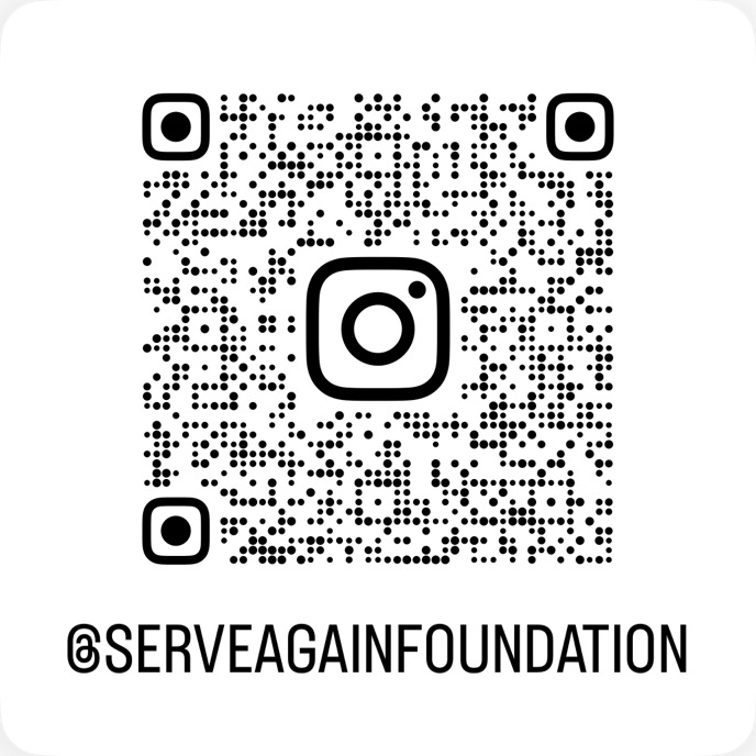 QR code to Serve Again Foundation Instagram account